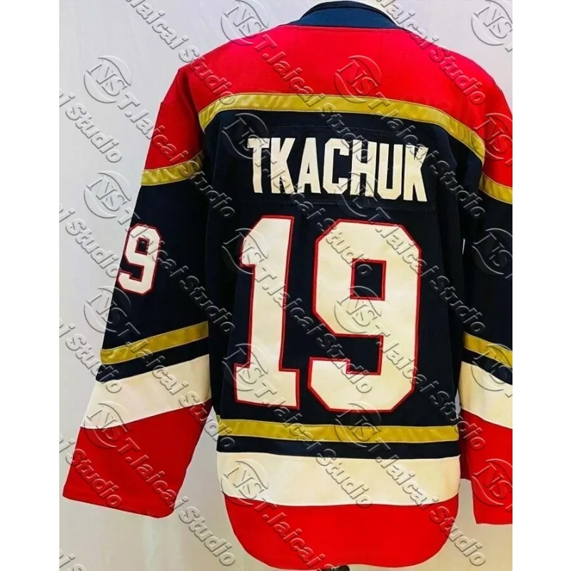 2025 أبطال كأس ستانلي الهوكي # 68 جاغر تكاتشوك # 45 تي شيرت روبرتو لونغو ريترو ريترو سريع الجفاف بأكمام طويلة للرجال #3