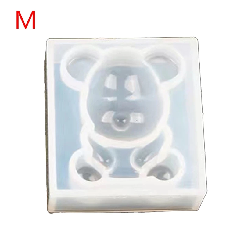 3D Mould Pendant Jewelry Making Silicone Mold Animal Epoxy Resin Casting Mold for DIY Crafts Jewelry Kids Toy 97QE