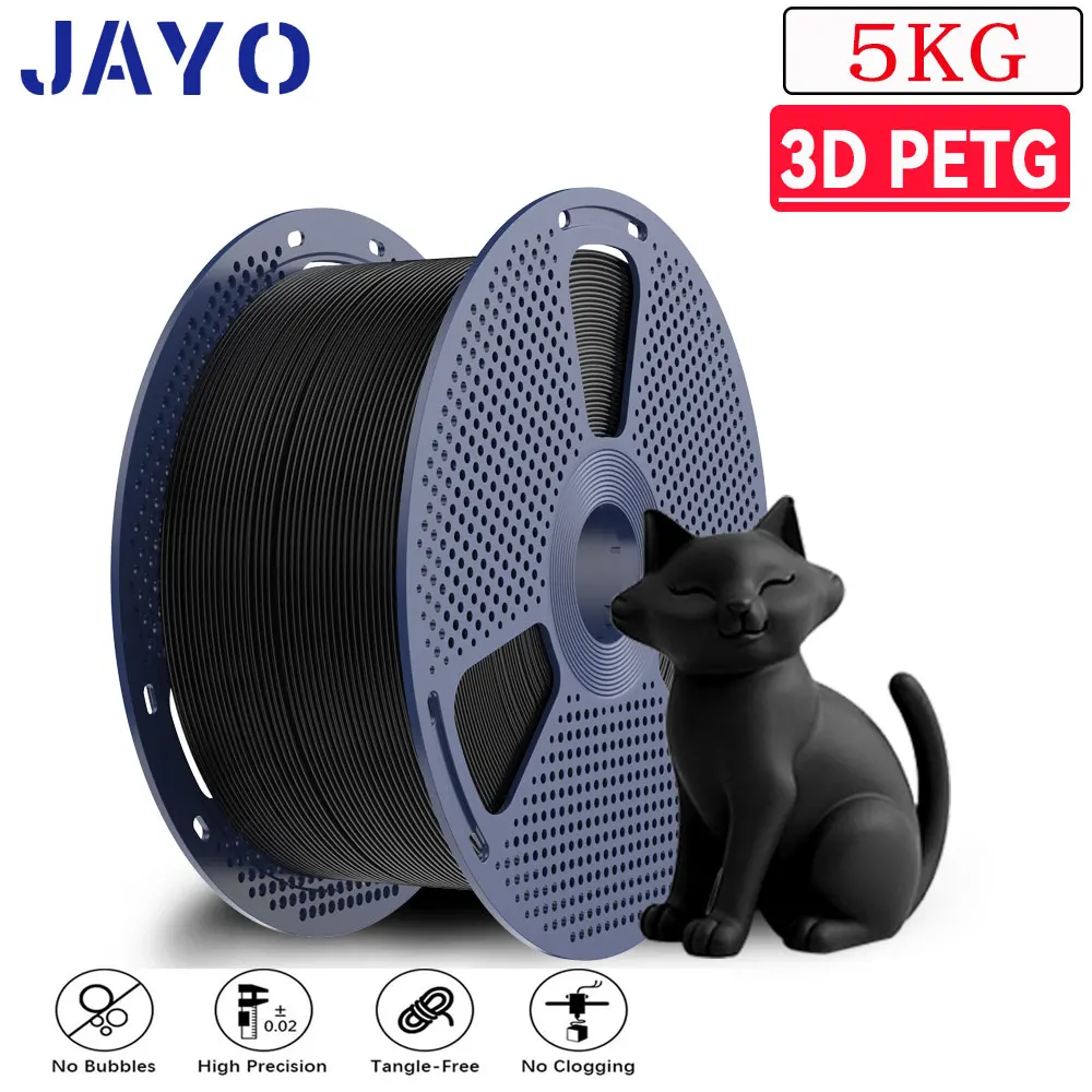 JAYO 5KG 3D PETG/PLA/PLA PLUS/PLA Matt/ABS Drucker Filament 1,75mm Für Bambu FDM 3D Drucker Ordentlich Wunde 3D Druck Material