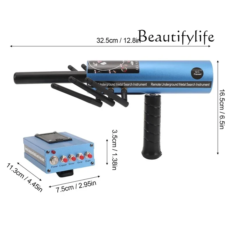 O10 Deep Search Metal Detector With 6 Antennas, 1200m Range, For Locating Gold And Silver, Metal Locator, 30m Depth Capability