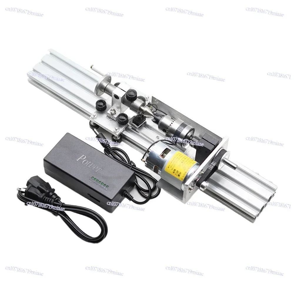 Multifunctional Miniature Lathe Grinding and Polishing Car Beads Mini Diy Woodworking Lathe Transmission 775