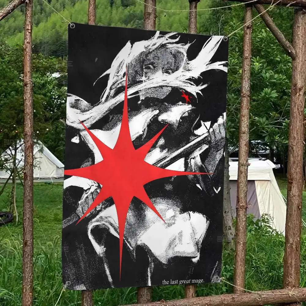 Anime Frieren Nach Dem Ende Der Reise Large Size Shop Art Promotion Advertising Booth Flag Hanging Banners