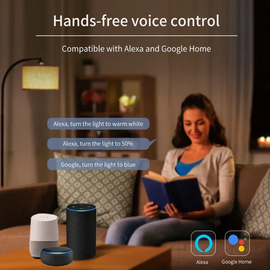 Tuya WiFi الذكية LED ضوء السقف 24 واط AC85-265V RGB مصباح محيط مستدير APP التحكم العمل مع أليكسا جوجل المنزل لغرفة النوم المنزل