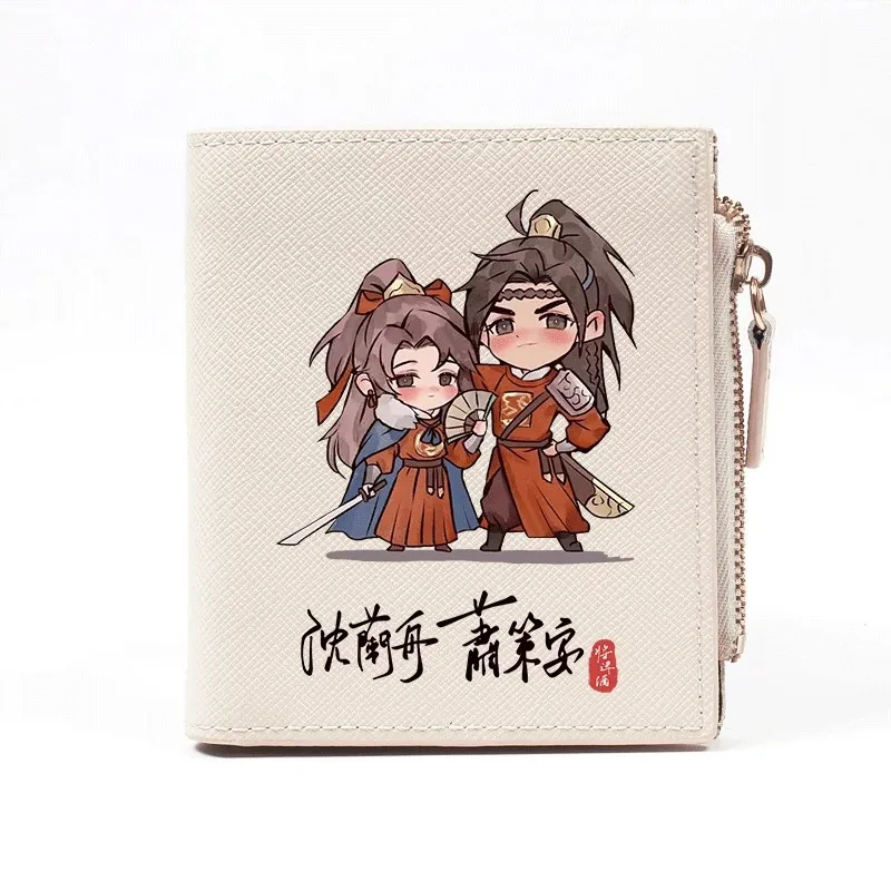 Qiang Jin Jiu Cute Anime Wallet Shen Lanzhou Xiao Cean Cosplay Cartoon Casual Student Coin Purse Men Women Fashion Wallets Gift