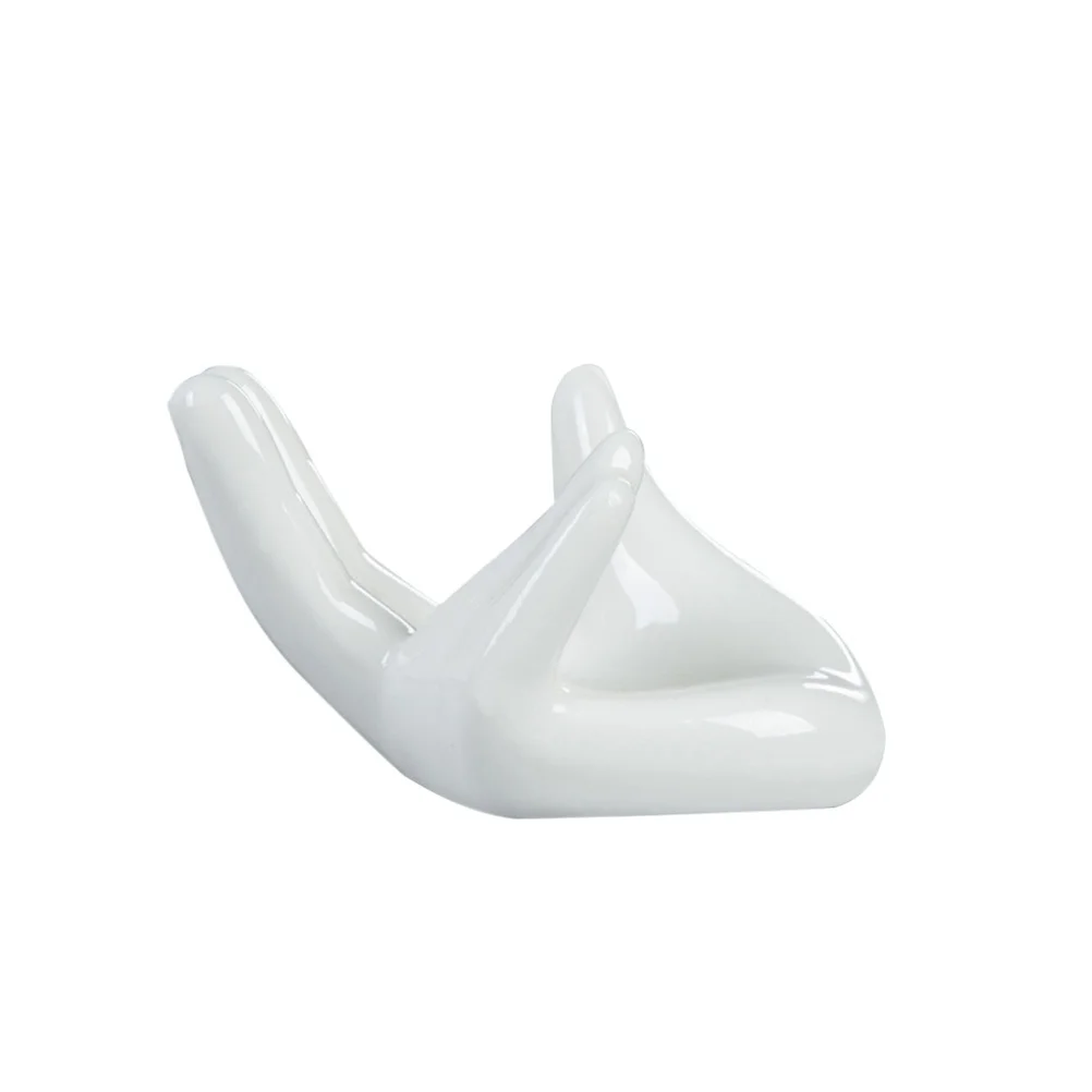

3Pcs Guanyin Hand Ocarina Holder Ceramic Base Display Stand Compatible 6 Holes 12 Holes Ocarina Flute Music Decor Gift