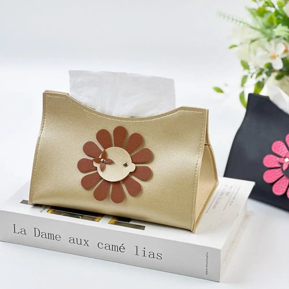 

Desktop Decoration Creative Tissue Box Elegant Cute Paper Box Exquisite Multi-purpose Napkin Storage Box Coffee Shop