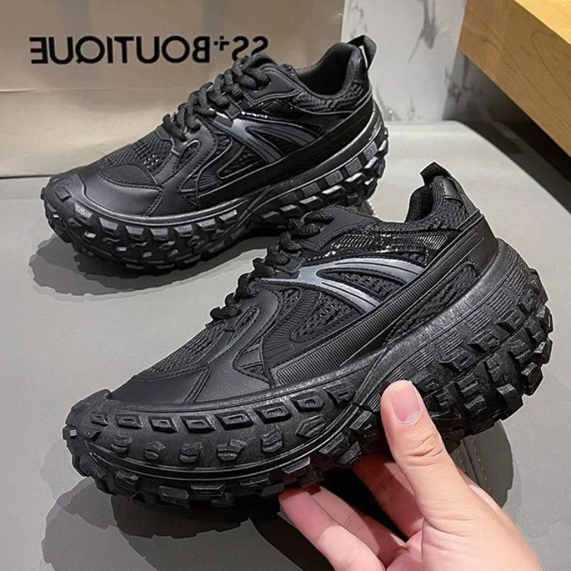 2024 Hot Selling New Women Sneaker Platform Designer Mesh Breathable Casual Shoes Women Outdoor Working Shoe Tennis