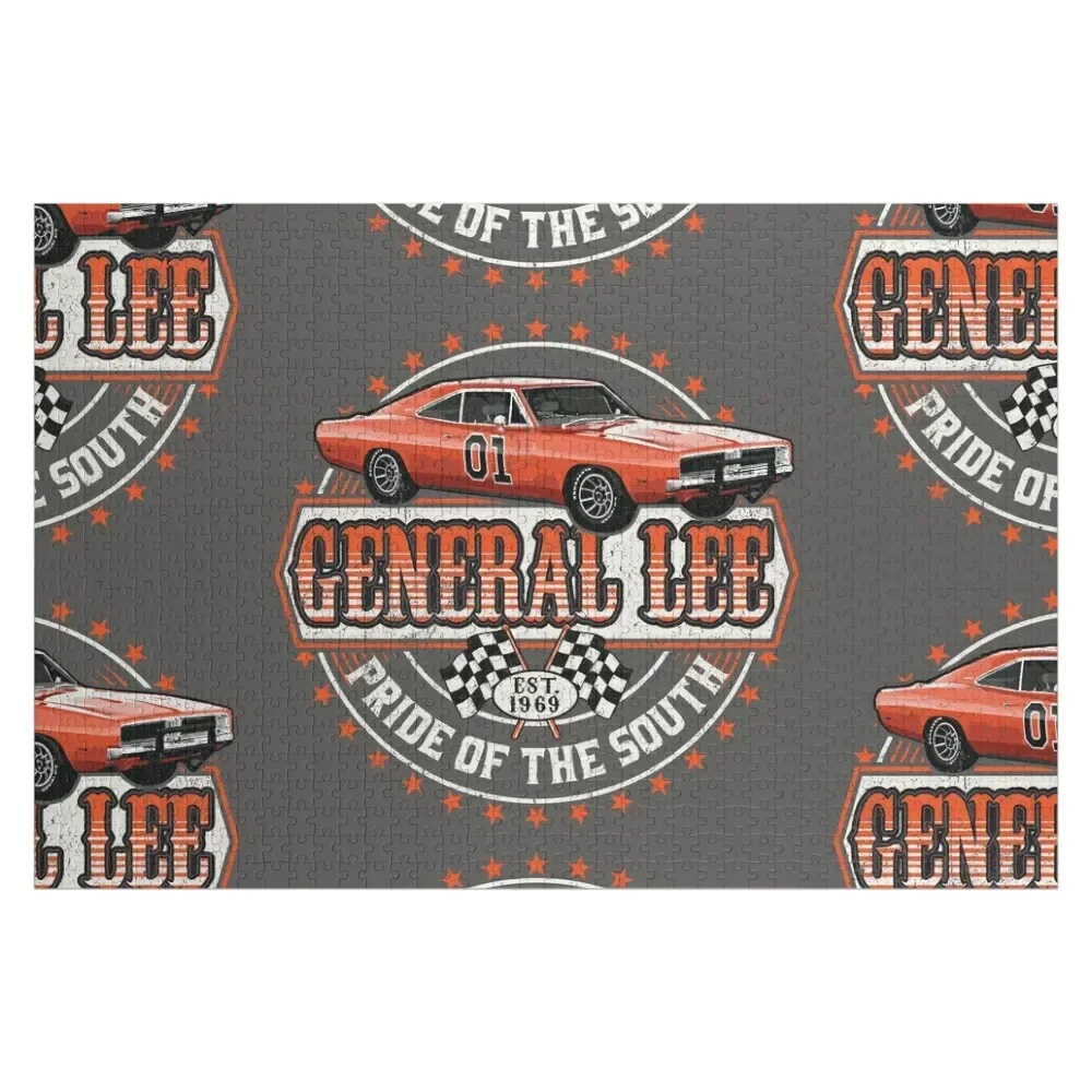 

General Lee Pride of the South Jigsaw Puzzle Personalized Gifts Woodens For Adults Personalized Name Puzzle