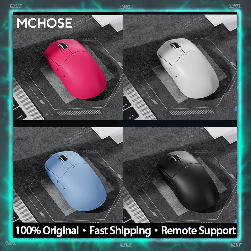 MCHOSE A5 V2 Ultra Gaming Mouse A5 Promax PAW3395 4K/8K Polling Rate Nordic/Realtech Master e-Sport Lightweight Wireless Mouse