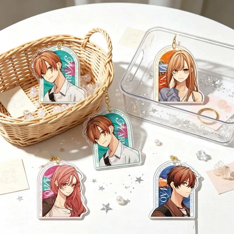 A Story About Falling in Love with My Friend's Older Brother Anime Acrylic Pendant Keychain Haruto Arisawa Fans Collect Gifts6cm