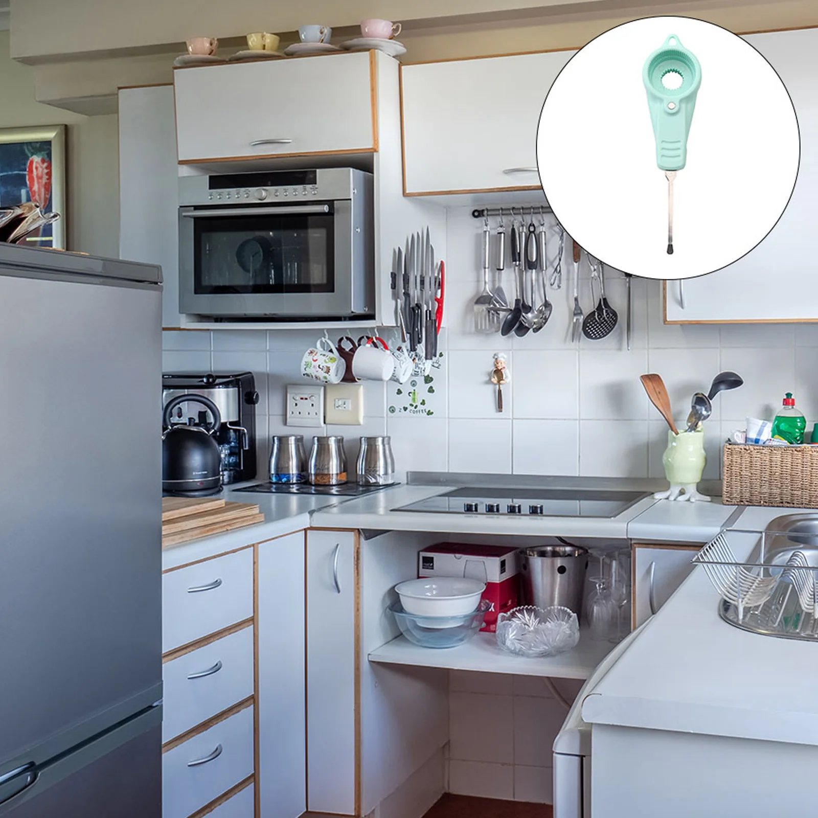 

Multipurpose Lid Opener Premium Material Small Lightweight Portable for Jelly Bags Yogurt Bottles Bottle Openers Kitchen