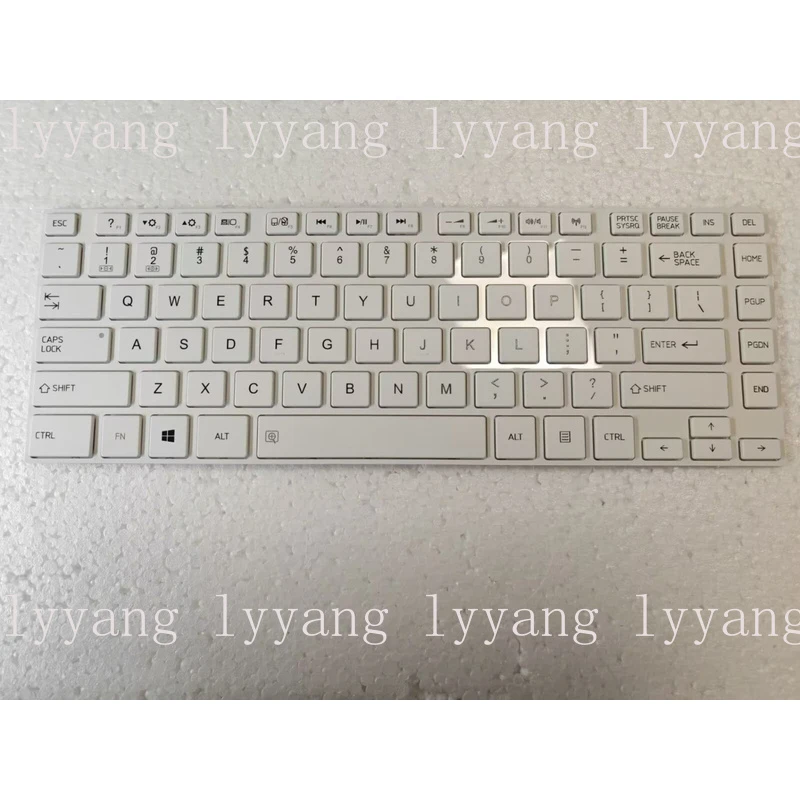 Teclado Blanco US para Toshiba Satellite C40-A C40D-A C45-A C45D-A C45t-A C45DT-A