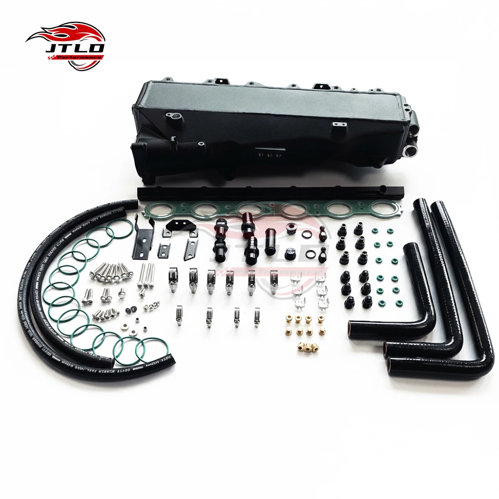 JT-PC174 Direct Fit Aluminum Charge Air Cooler Intake Manifold for BMW B58 GEN2 G20 M340i G22 M440i TIG Welded