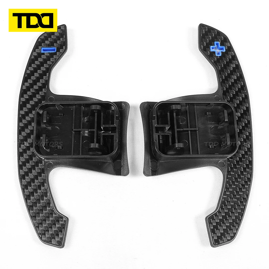 For BMW F20 F30 F32 F34 F36 F80 G42 F30 F31 1 2 3 4 5 7 Series Carbon Fiber Steering Wheel Shifter Paddles Gear Shift Shifter