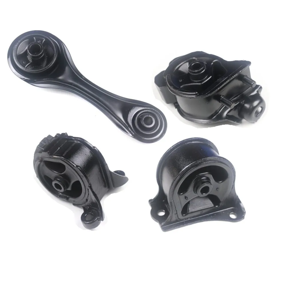 4X Motor AND Trans Mount Fit For 1990-1993 Honda Accord 2.2L LX/DX Manual 50820-SM4-020,50820-SM4-981,50810-SM4-000