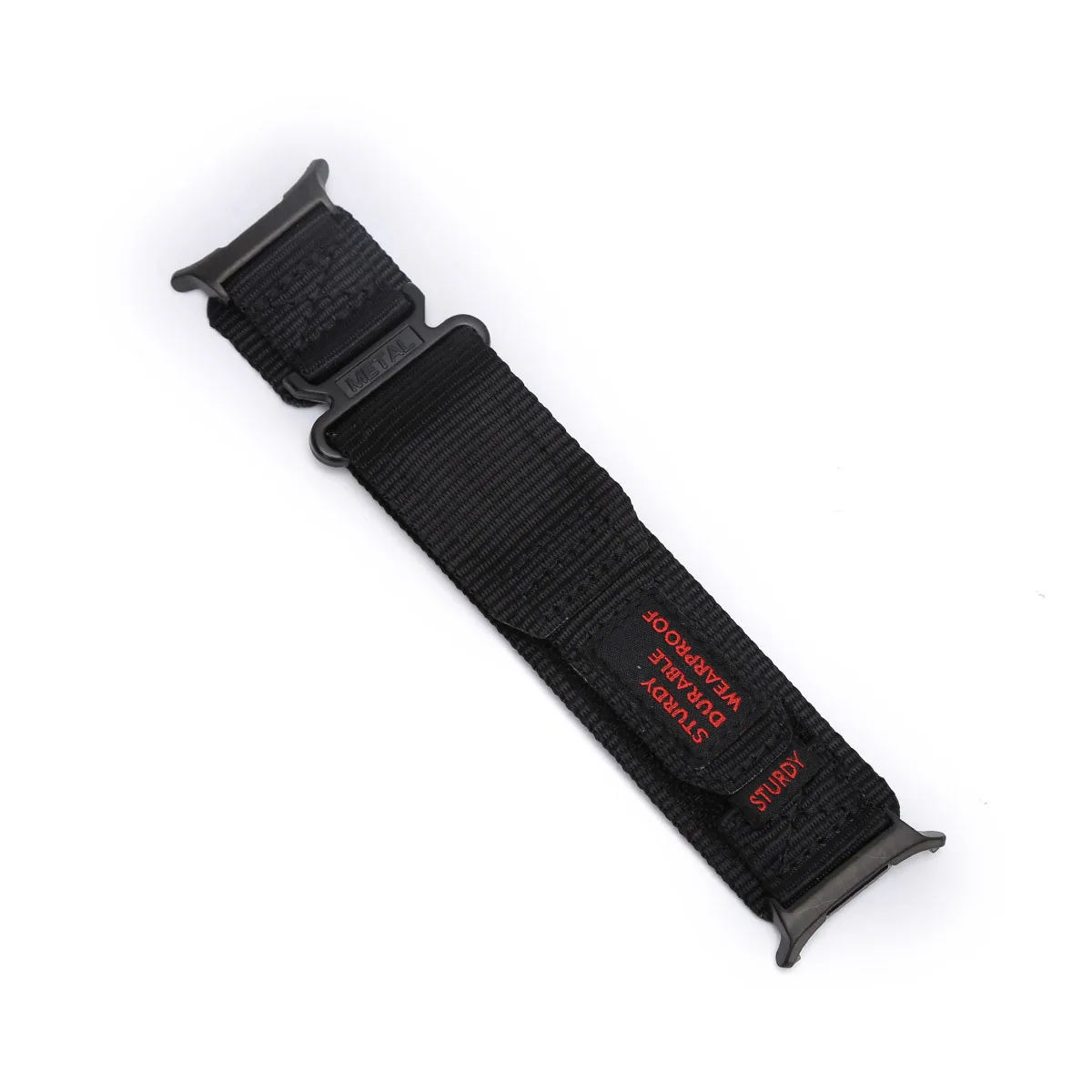 サムスンギャラクシーウォッチ用ナイロンストラップ,47mm,キャンバス,男性用,開口部のない,湾曲したエンドフック付き