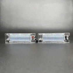 Fits For Fiat Multipla Croma Grande Punto Tipo Punto Seicento Doblo 500L Marea Linea Brava White LED Number License Plate Light