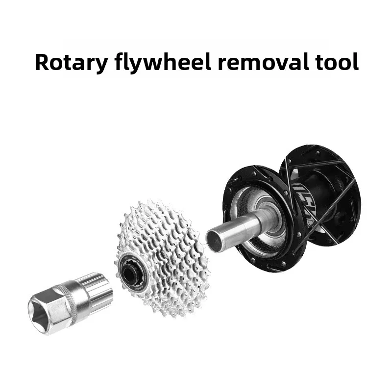 

Upgrade Bicycle Cassette Lockring Removal Tool Detachable SRAM SunRace Flywheel Sprocket Remover for Road MTB Bike Repair