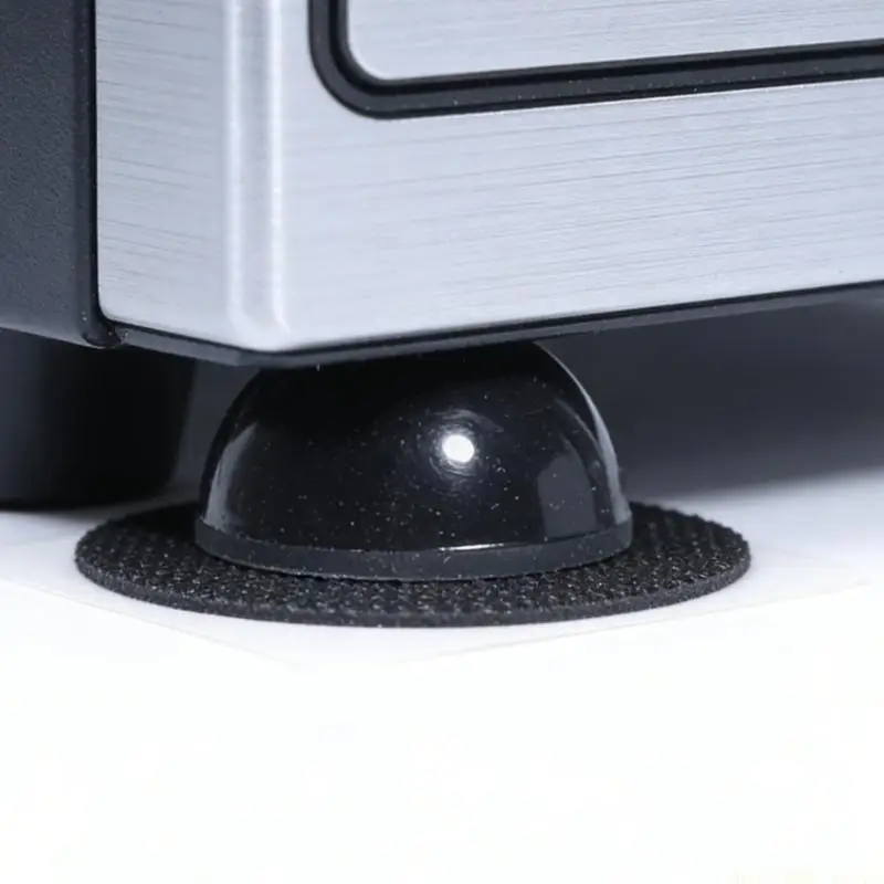 F62C Pack Of 8Pcs Half Round Rubber Foot Cushion For Speakers And Furniture Stability