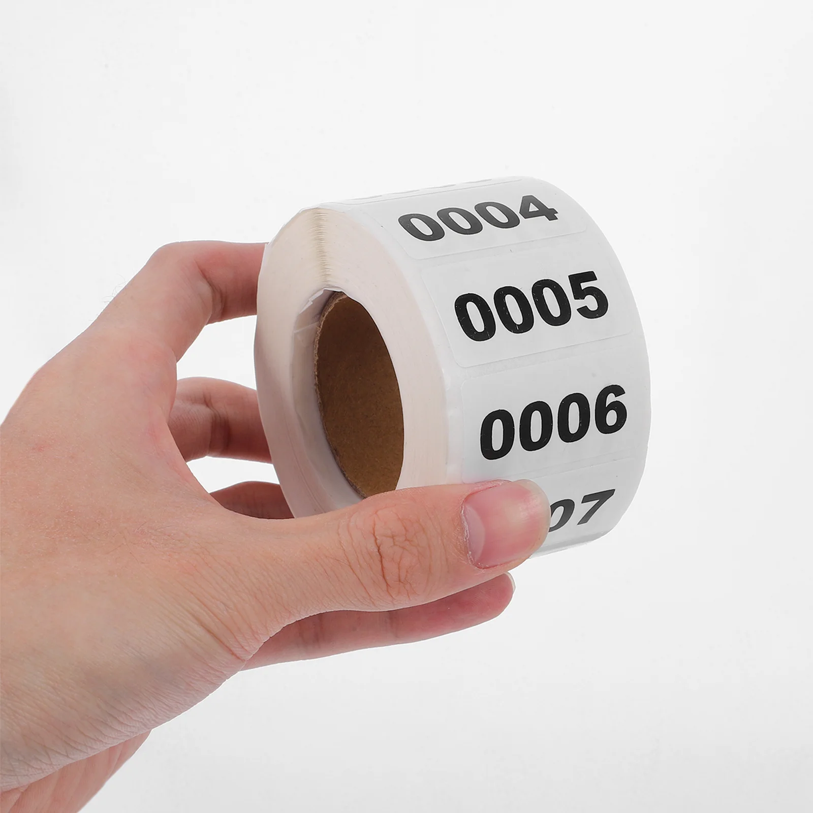 Self-Adhesive Number Stickers 0001 to 1000 Consecutive Rectangular Design for Easy Organization Inventory Management