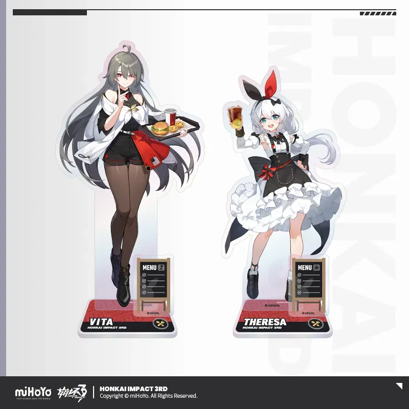 

[Genuine] Game Honkai Impact 3rd Official miHoYo Original Acrylic plaque MWSJ Theme Series Vita Theresa Apocalypse Acrylic Stand