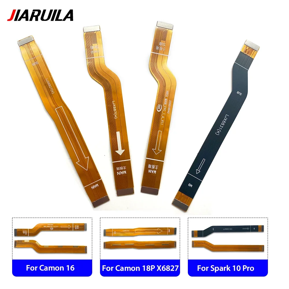 Motherboard Connector Board Flex Cable For Tecno Camon 16/16 Premier/18P X6827/30 5G/ LB7/Spark 8P KG7/Spark 8T/Spark 10 Pro