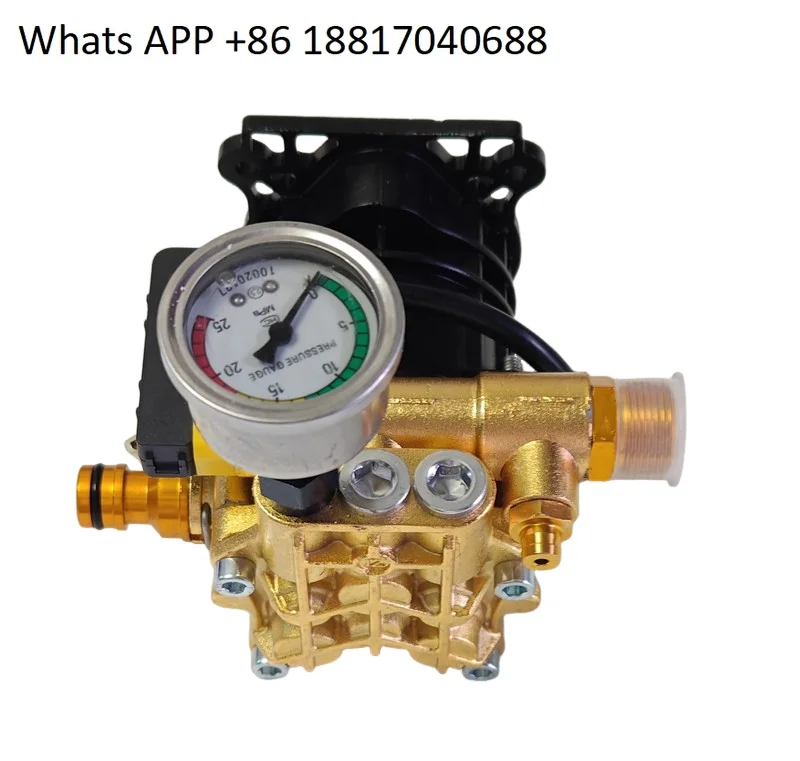 

Direct connection high pressure plunger pump assembly 12 pump washing machine Car washing machine Portable