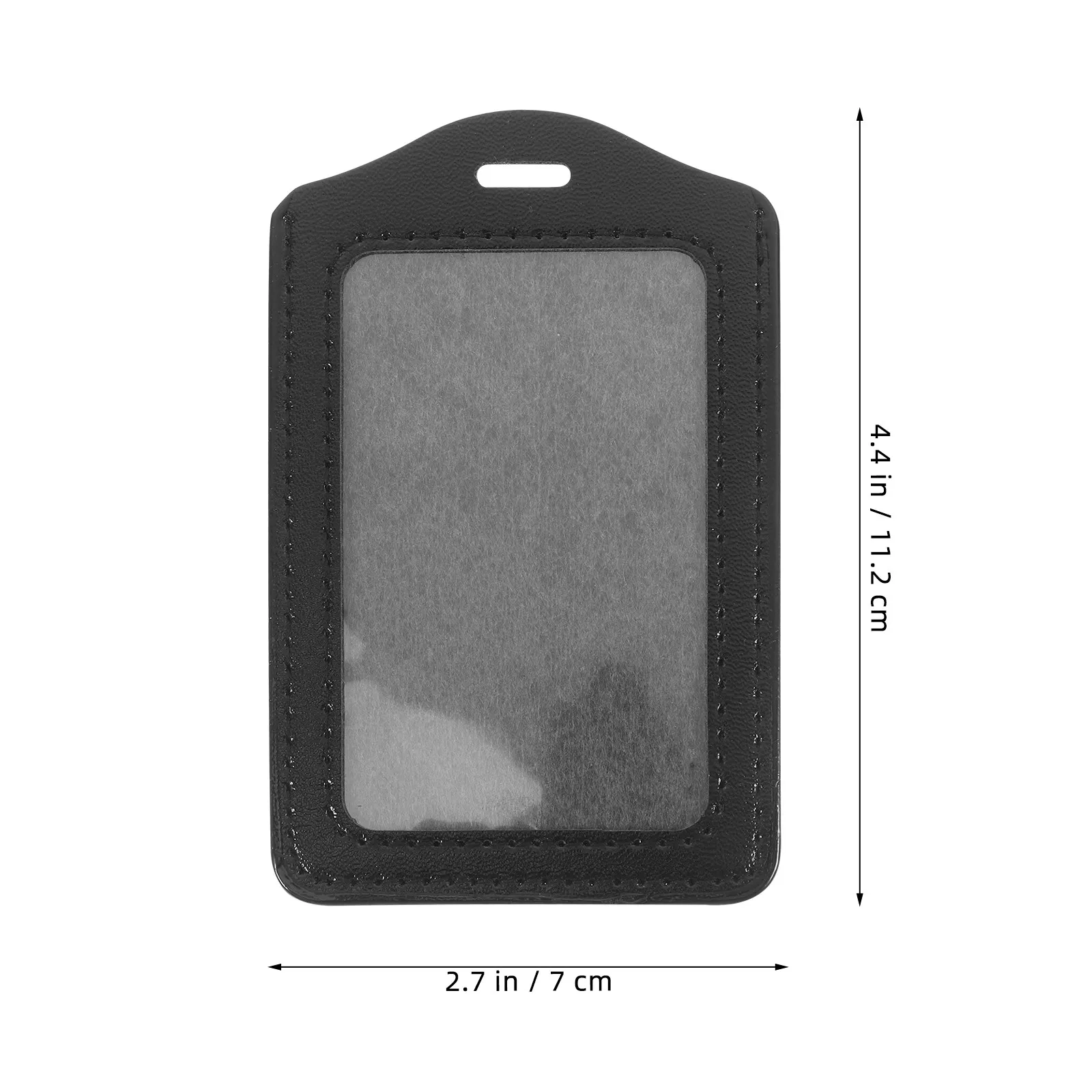 10Pcs Id Badge Cover Vertical Card Holder Clear Protective Sleeve for Badges Ids Credit Cards Lightweight Portable Secure Fit