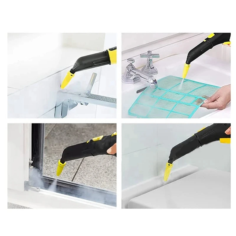 Promotie! Accessoires Ronde Borstel Set Mondstuk Ronde Borstels Borstel Power Nozzles Voor Karcher Sc1 Sc2 Sc3 Sc4 Sc5 Stoomreiniger