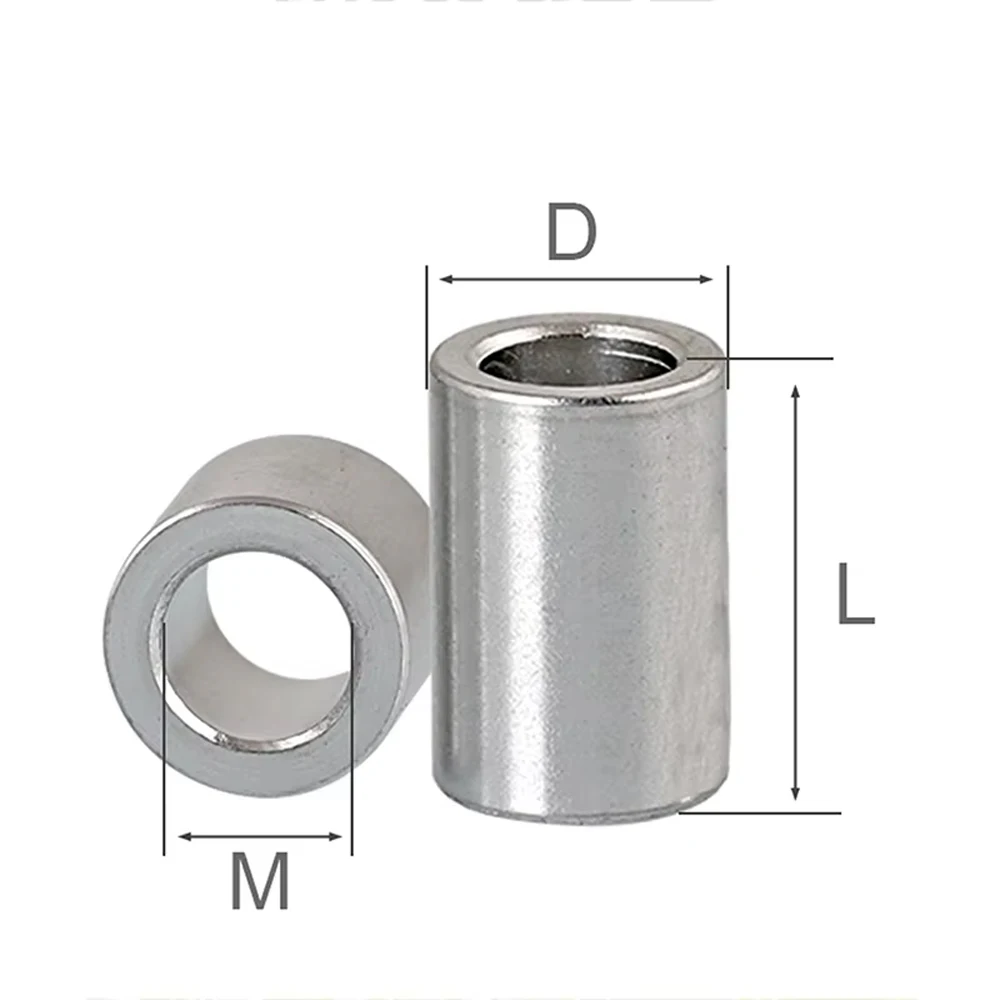 M2 M2.5 M3 M4 Shaft Sleeves Aluminum Alloy Flat Washer Gasket Sleeve Non-threaded Stand-off Spacer For Rc Model Part