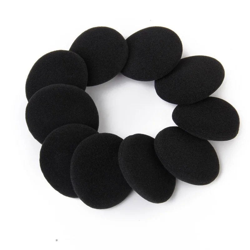 5 paires de coussinets d'oreille de rechange noirs pour casque PX100 Koss Porta Pro