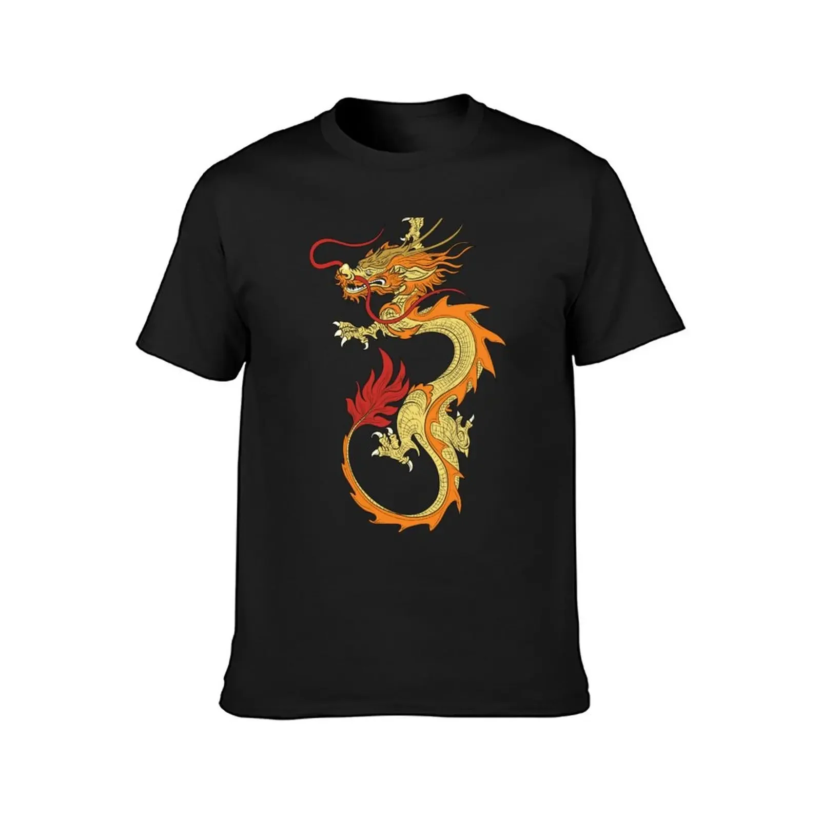 Fantasy Colored Dragon T-Shirt boys whites oversized graphic tee men graphic t shirts