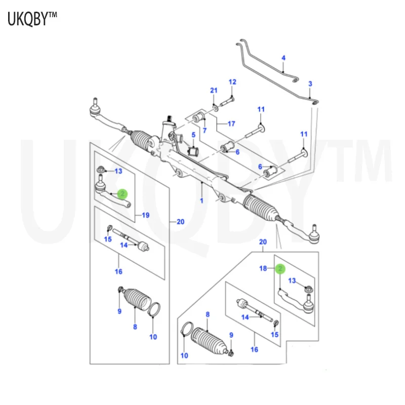 Ja gu ar X J 2010-2019 La nd Ro ve r C2D7778 Ball Joint