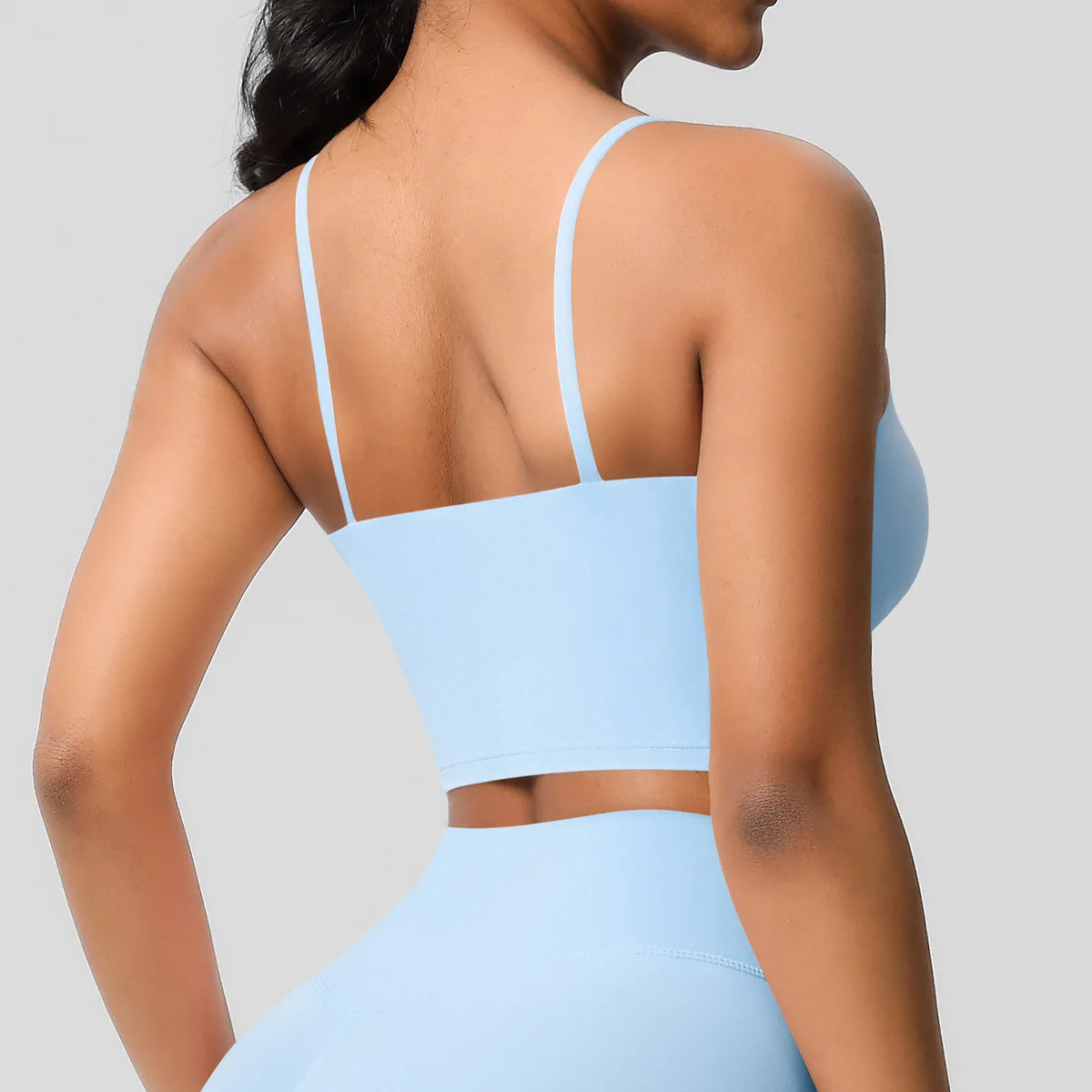 

JUREN Breathable Sports Bra Anti-Sweat Fitness Top Women Seamless Yoga Bra Shockproof Crop Top Push Up Sport Bra Gym Workout Top