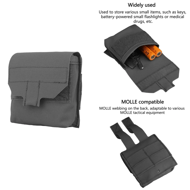 

Поясная сумка MOLLE для ежедневного отдыха на открытом воздухе, портативная сумка для хранения, легкая маленькая сумка, поясная сумка для охотничьего жилета