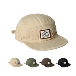 Casquette de baseball respirante à bord court à séchage rapide pour hommes et femmes, style japonais, haut souple, casquette hip-hop, camping, pêche, été, extérieur