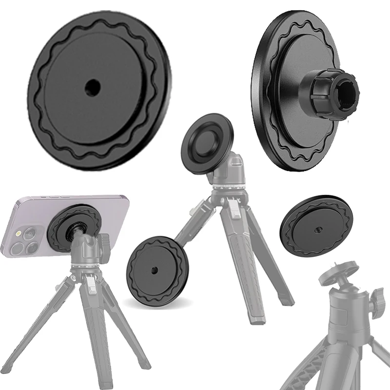 

Магнитный держатель для мобильного телефона 1/4 ''/17 мм, шариковый адаптер для крепления на штатив для смартфона iPhone, Samsung, Huawei, Xiaomi
