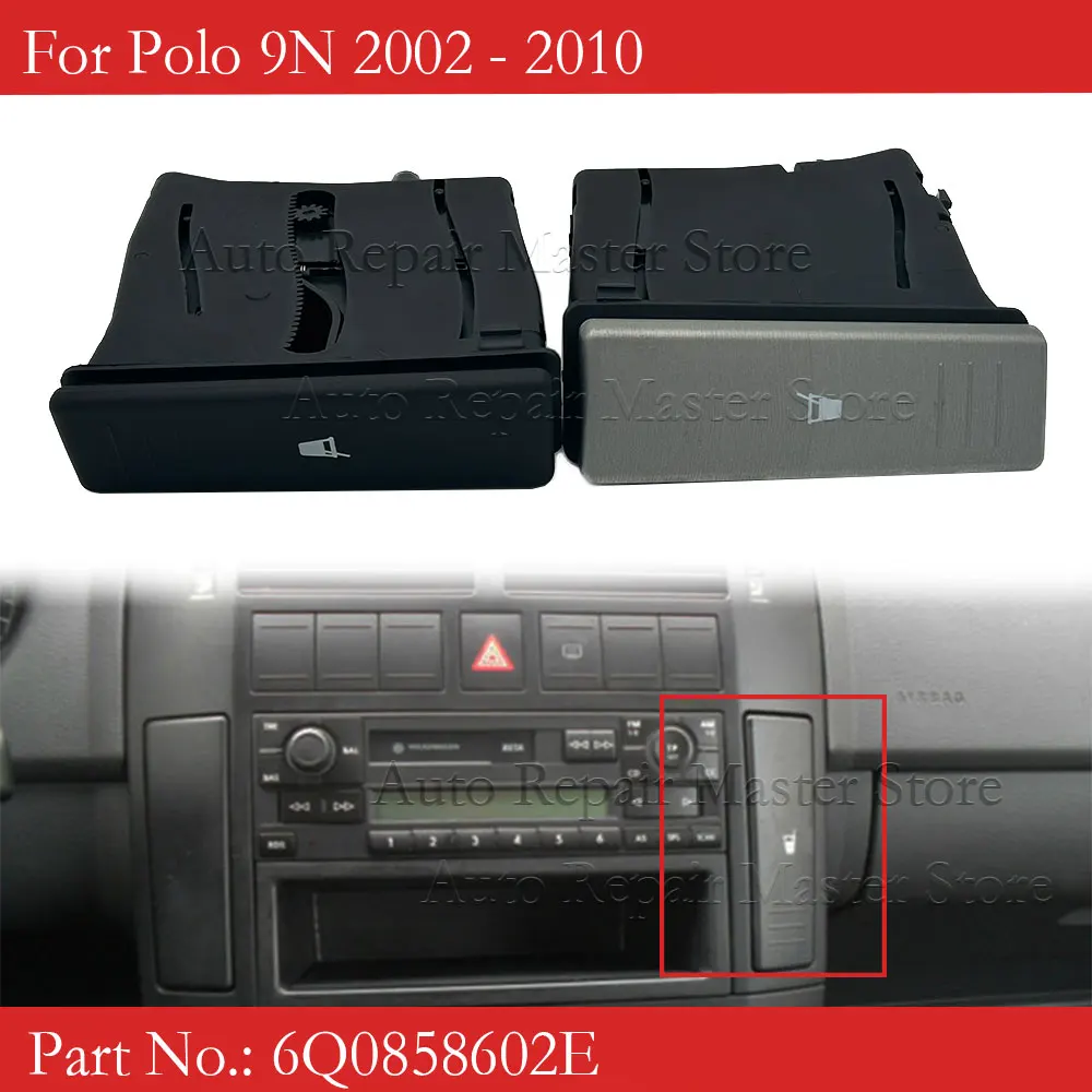 6Q0858602E Car Center Console Cup Holder Three Colors 6Q0 858 602 For Polo 9N 2002 2003 2004 2005 2006 2007 2008 2009 2010