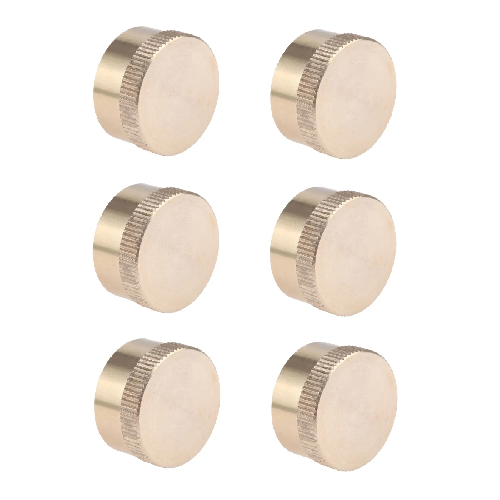 6PCS Brass 1LB Propane Tank Caps Universal Gas Cylinder Sealed Protect Caps Refill Bottle Top Cover Outdoor Camping Stove Grills