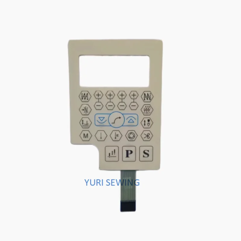 QIXING Interruptor Do Painel Shell, Interruptor De Membrana, Papel Adesivo, Caixa De Controle Industrial, Peças De Máquinas De Costura, Operação De Segunda Geração