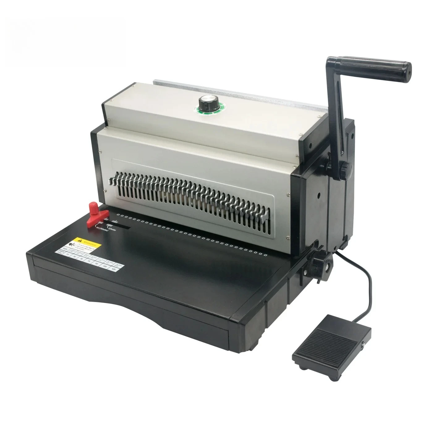SG-ET8707 Electric Double Wire Binding Machine Calendar Wire Binding Machine With Electric Hole Puncher