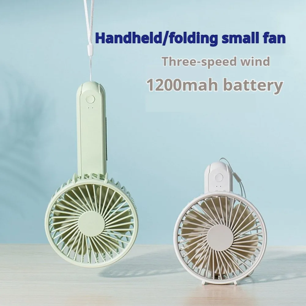 Portable Handheld Fan Foldable Mini USB Rechargeable Personal Fan for Travel Home Office Camping