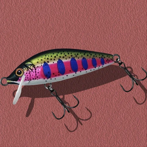 Imagen 2 del producto 1 Uds Jerkbait 50mm 5g hundimiento Mini Minnow señuelo pesca Wobbler de agua dulce Peche para trucha Lucio carpa cuenta atrás Elite CDE50