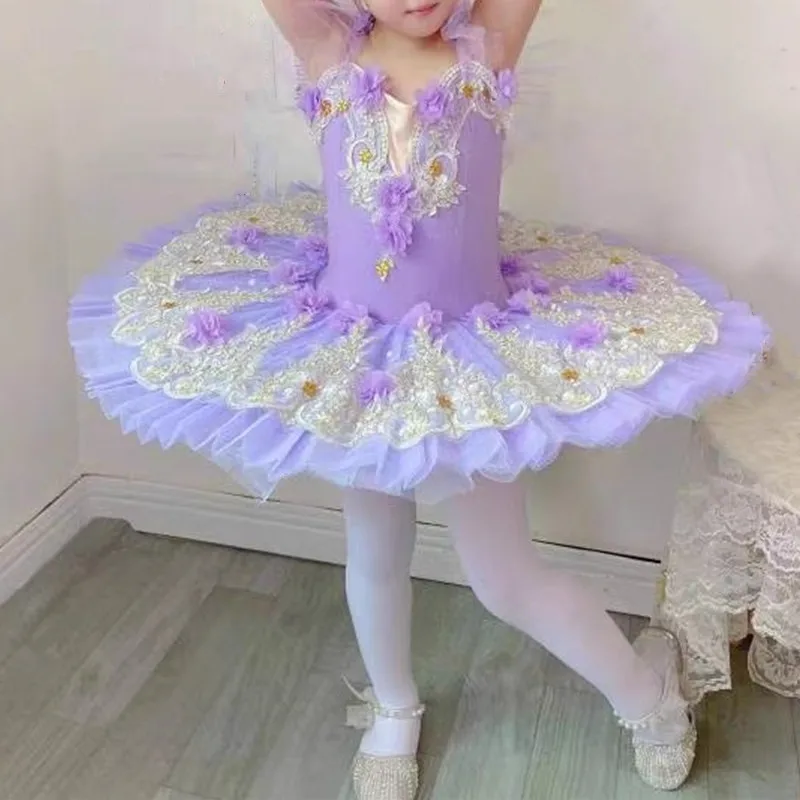 Sommer Kinder Ballett Kleid Mädchen Kinder Kleidung Prinzessin Kleid Frauen Ballett Tutu Tanz Kostüme Mutter Tochter Outfit Vestido