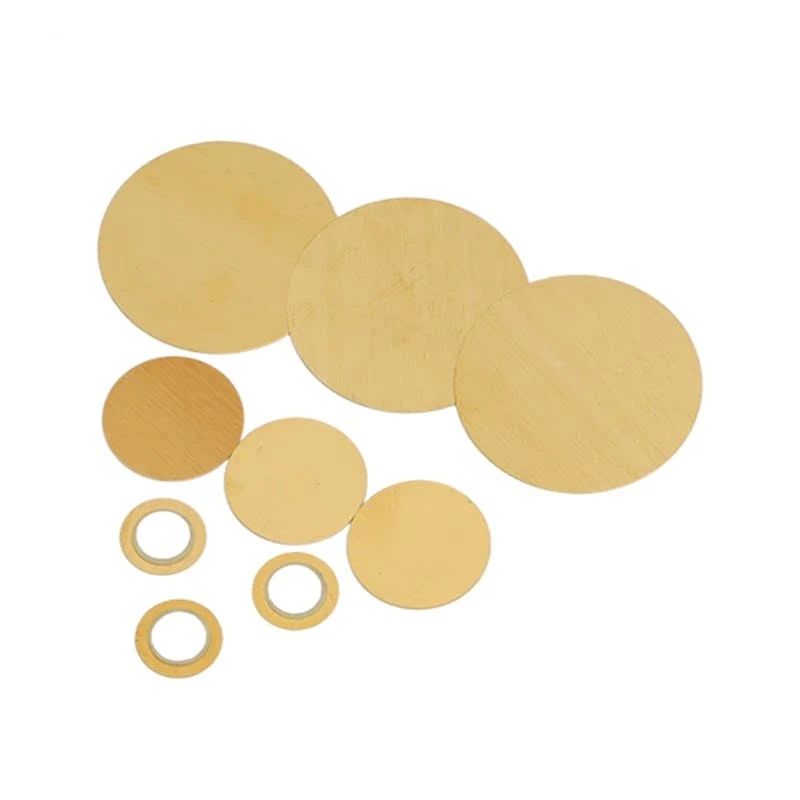 10/50pcs 12/15/18/20/23/27/31/35/50mm Copper Sheet Three-pole Steel Sheet Thickened Buzzer Sheet