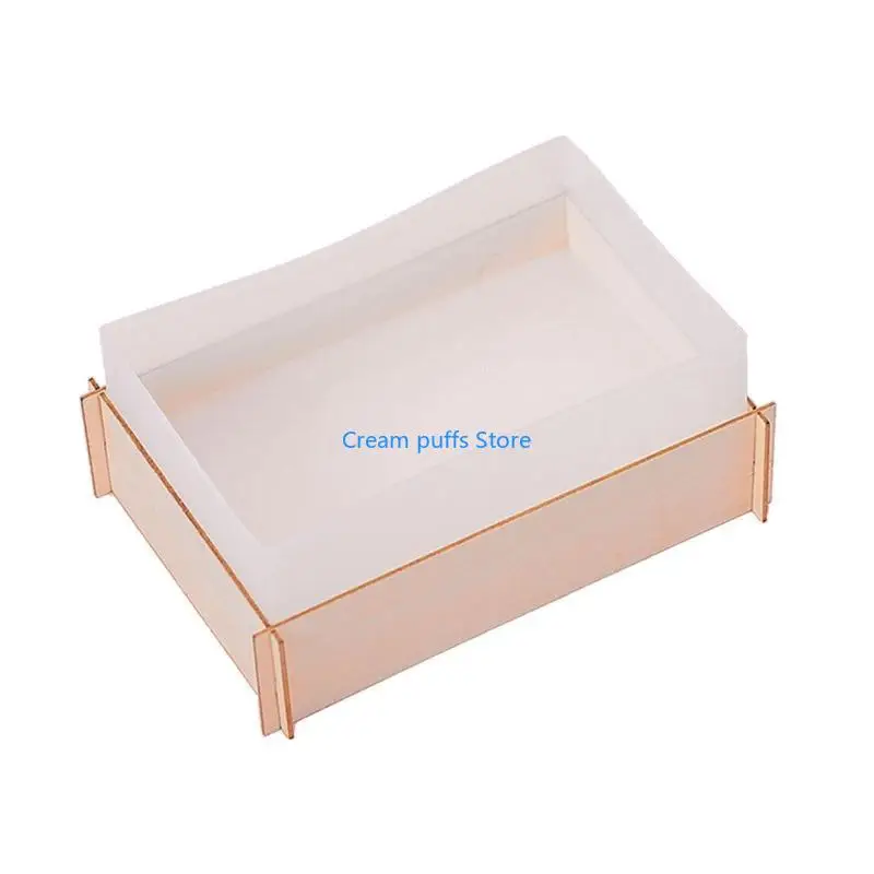 50LE Rectangle Cube Resin Molds Cube Casting Molds for Insect Flower Pot Soap Jewelry Holder DIY Making Craft