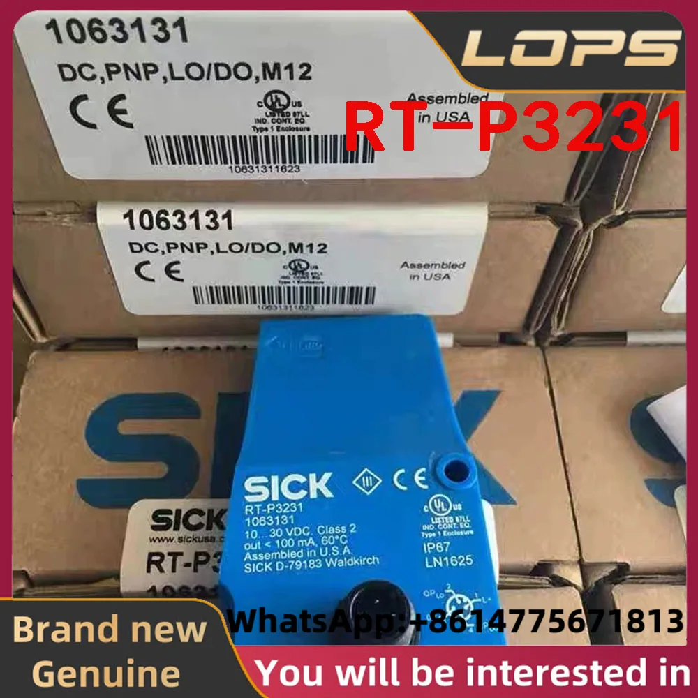 RT-P3231 Brand new original SICK diffuse reflection Photoelectric sensor Order No. 1063131,  welcome to consult