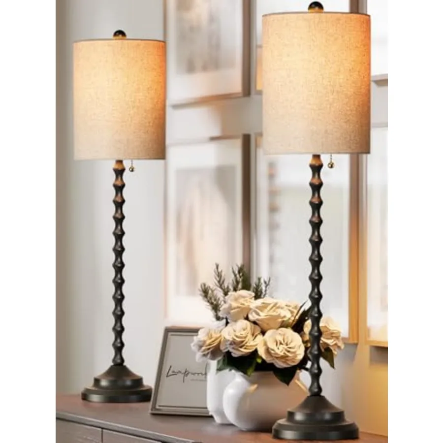 Buffet Lamps, Table Lamps Set of 2-30