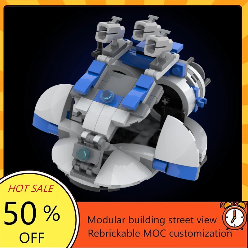 

132PCS Popular Space War Movie Model MOC Building Bricks Spaceship Modular Technology Gifts Holiday Assemble Children Toy Suit