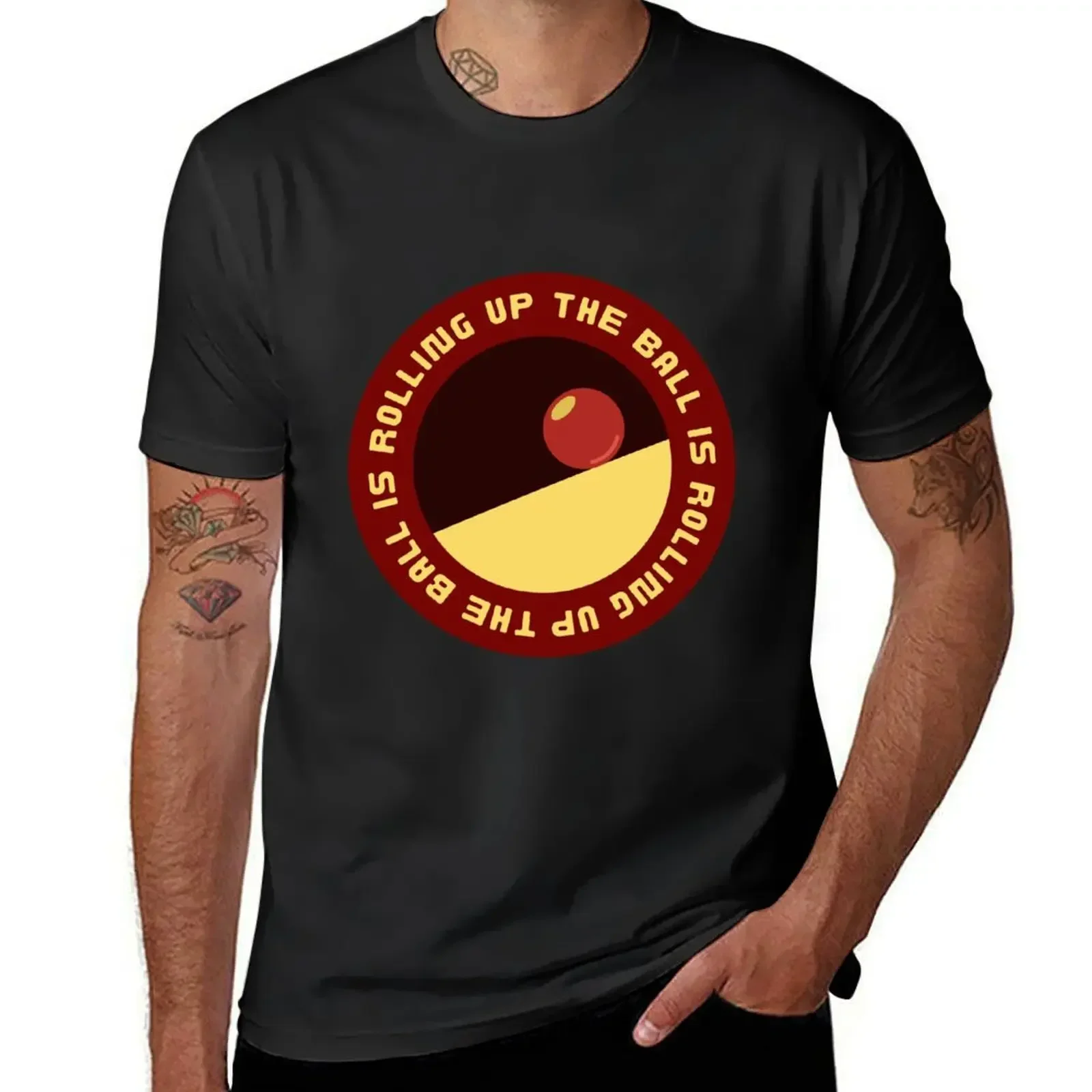 The Ball Is Rolling Up - A Starstruck Odyssey T-Shirt hippie clothes graphic tee shirt heavyweights T-shirt men